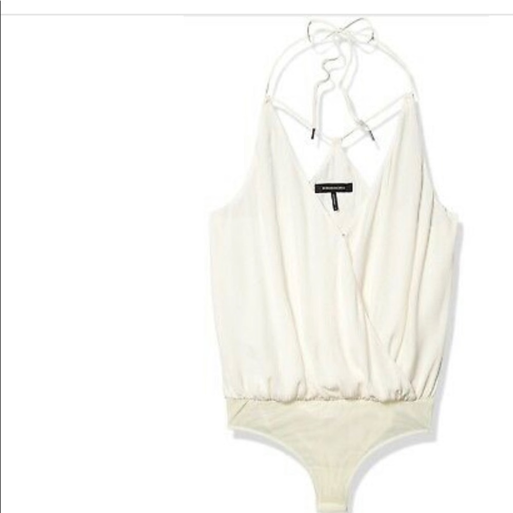 Disco Satin Bodysuit, Gardenia, 46